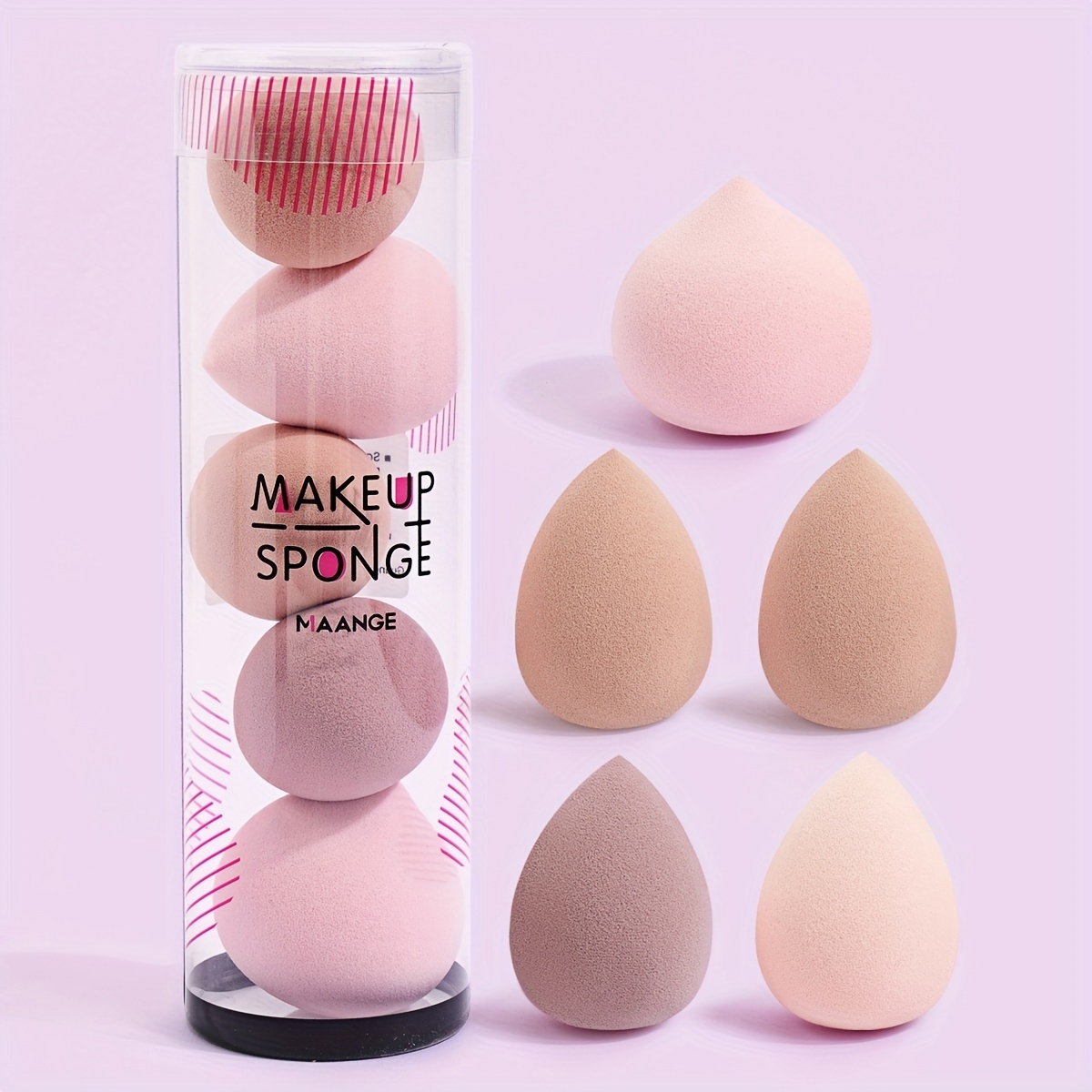 Makeup Sponges Set Foundation Blending Beauty Sponge - Temu