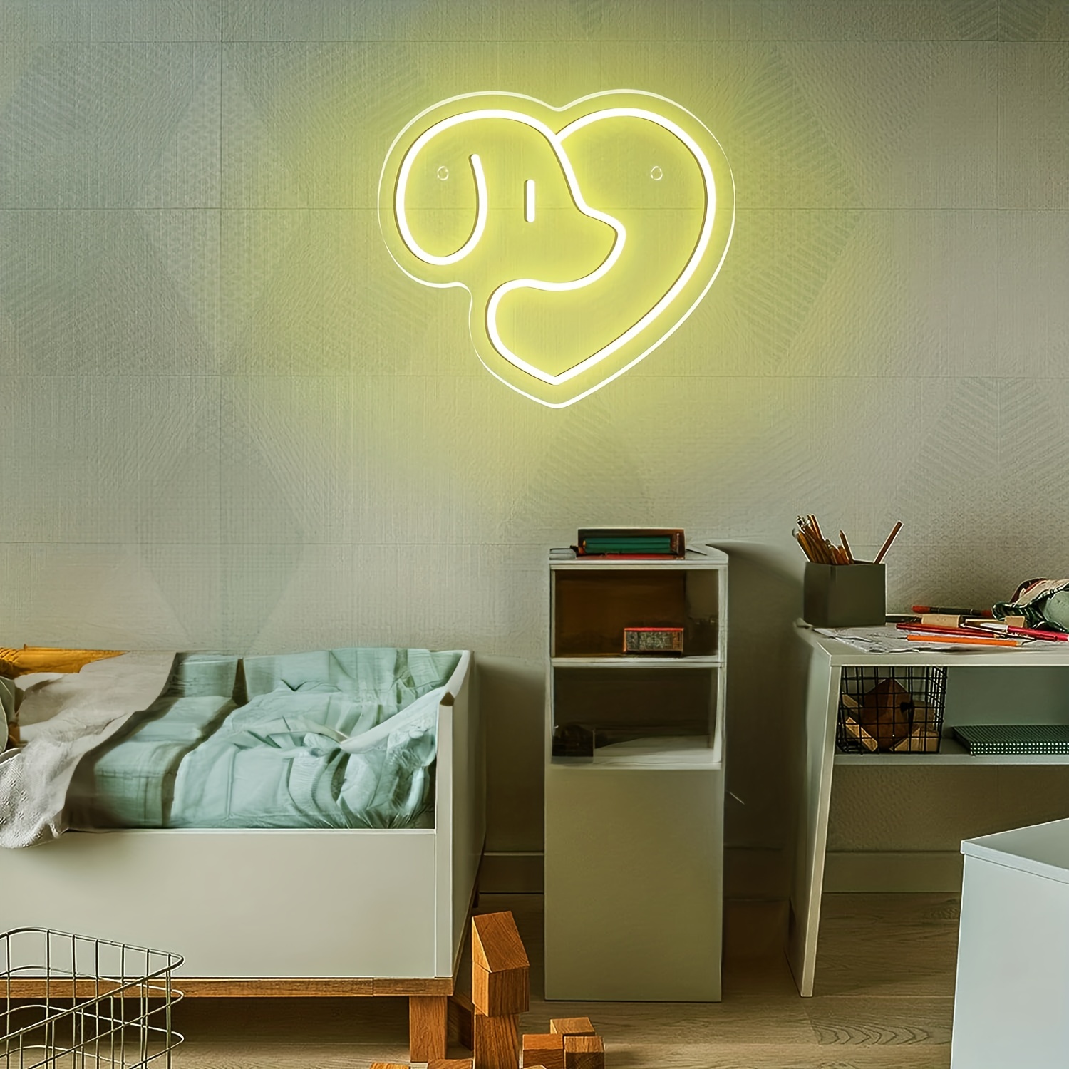 Neon Living Porta documenti - Noce