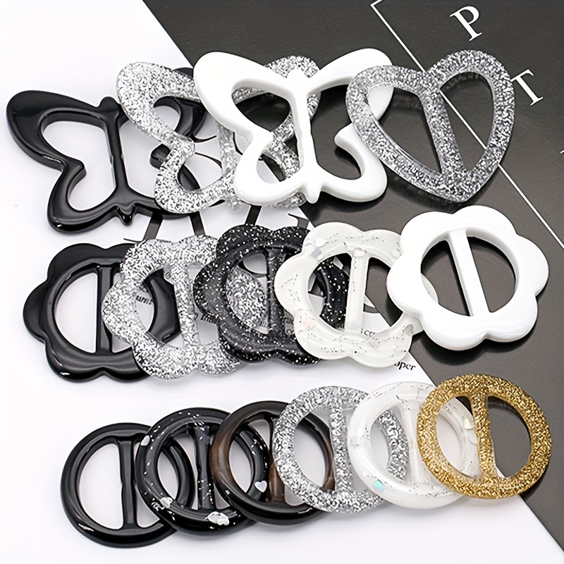  5 PCS Scarf Ring Clip T Shirt Tie Clips for Women for