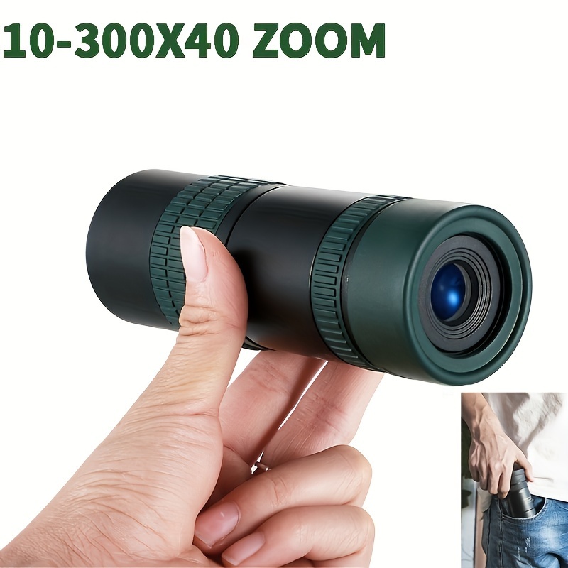 Monocular Telescópico Zoom 10 300x Hd Profesional Largo - Temu