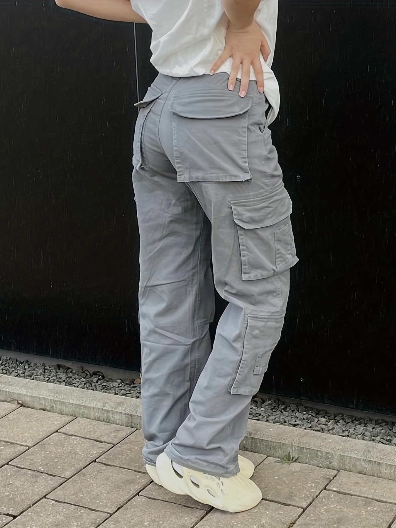 Cargo Pants Women Womens Jeans Women's Trendy Casual Plain Color
