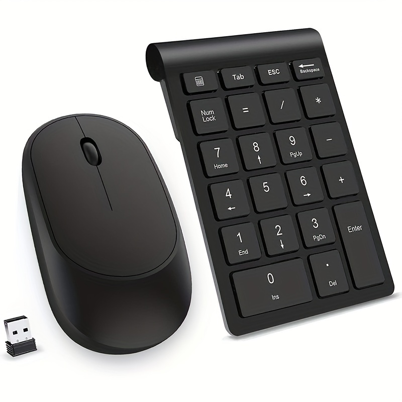  Combo de teclado y mouse inalámbricos, tamaño completo de 2.4  GHz, teclado de computadora con soporte para teléfono, juego de teclado y  mouse para Windows/laptop/PC/cuaderno, color azul : Electrónica