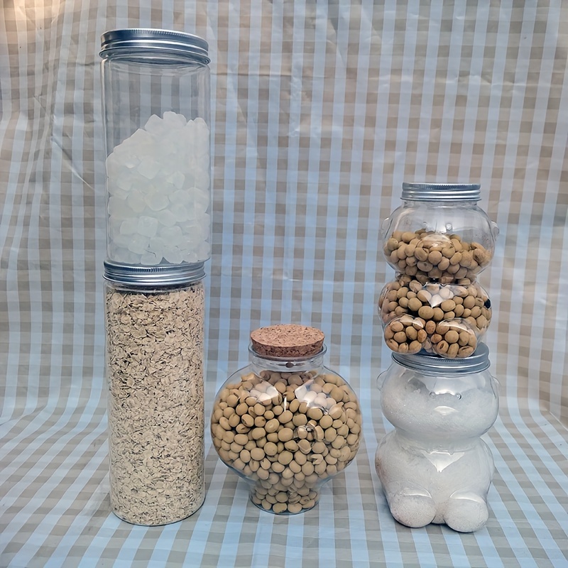 Lebensmittel versiegelte Gläser Tank große Kapazität transparente Getreide  korn Bohnen Reis Versiegelung behälter mit Deckel Gewürze