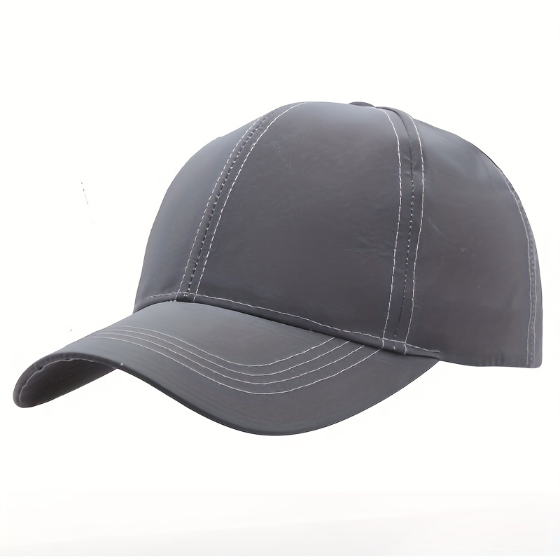 Adult Fashion Luminous Reflective Baseball Cap Sun Hat Men's Mesh Hats