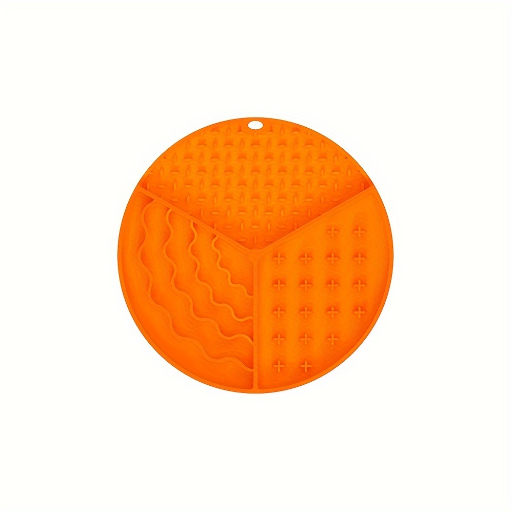 Slow Feeder Dog bowl with Lick Mat - ORANGE