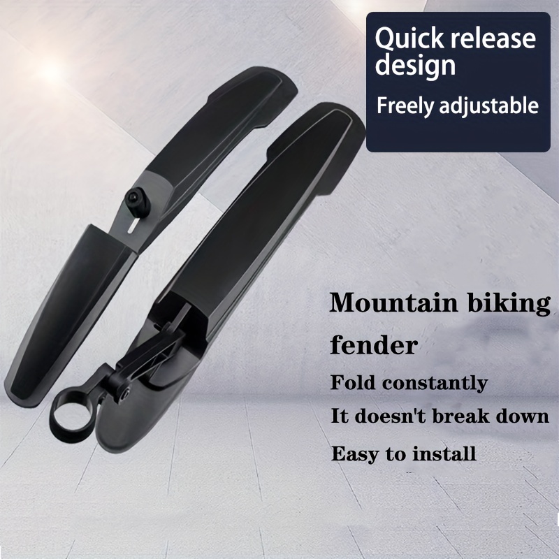 26 Zoll Fahrrad Schutzblech vorne hinten hinten Reifen Schmutzfänger Kit  Quick Release Bike Fender Set für Road Mountain Bike Fat Tire Bike Outdoor