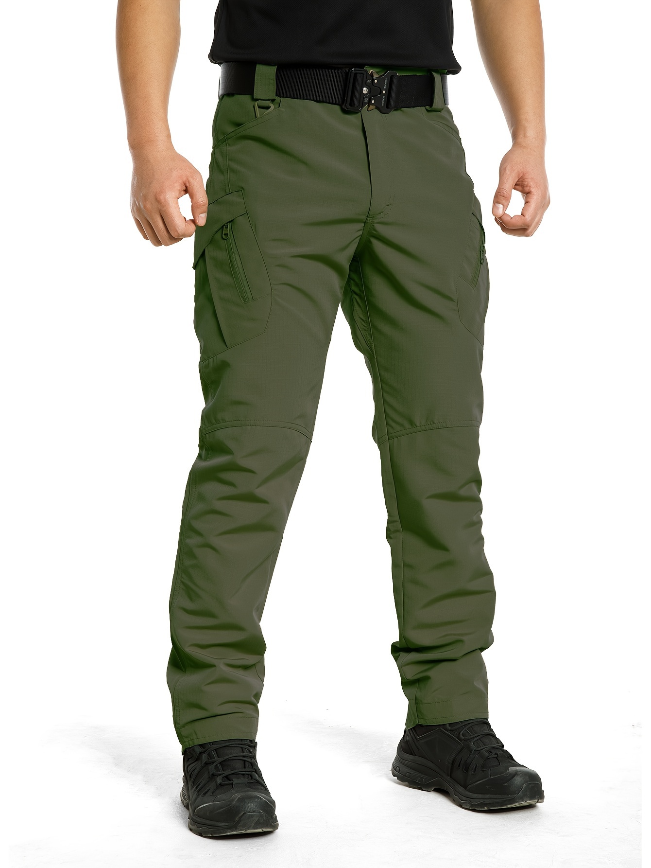 Mens Tactical pants Cargo Combat Work Pants Outdoor Waterproof Hiking  Trousers