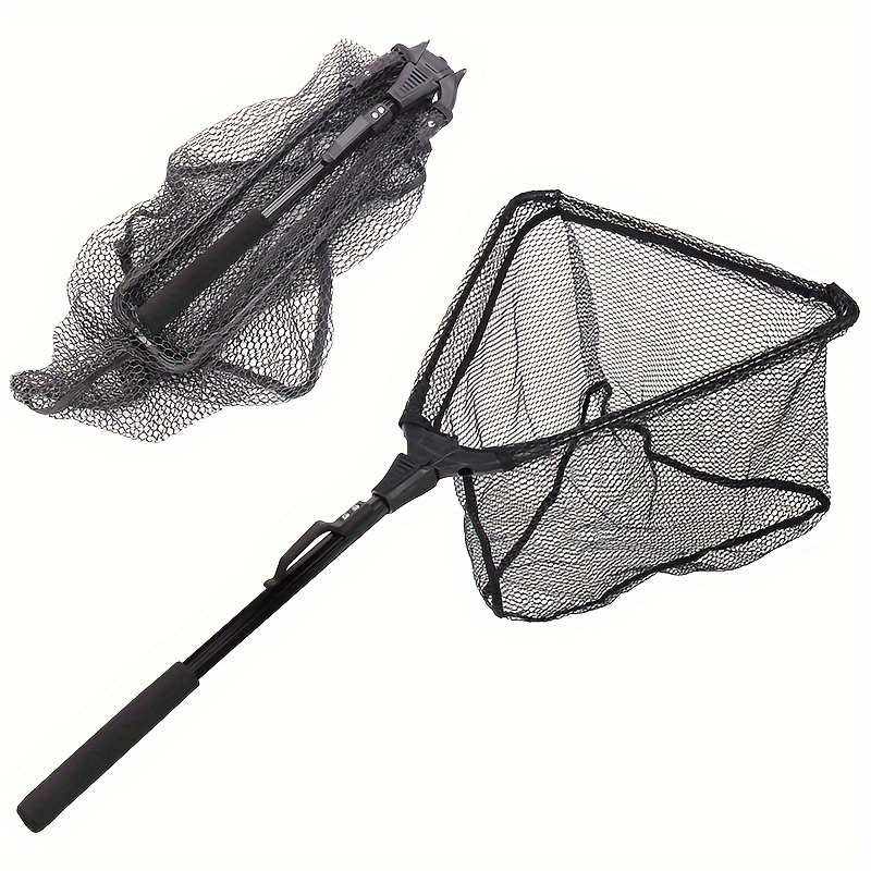 Portable Folding Fishing Net Fish Landing Net With Anti slip - Temu