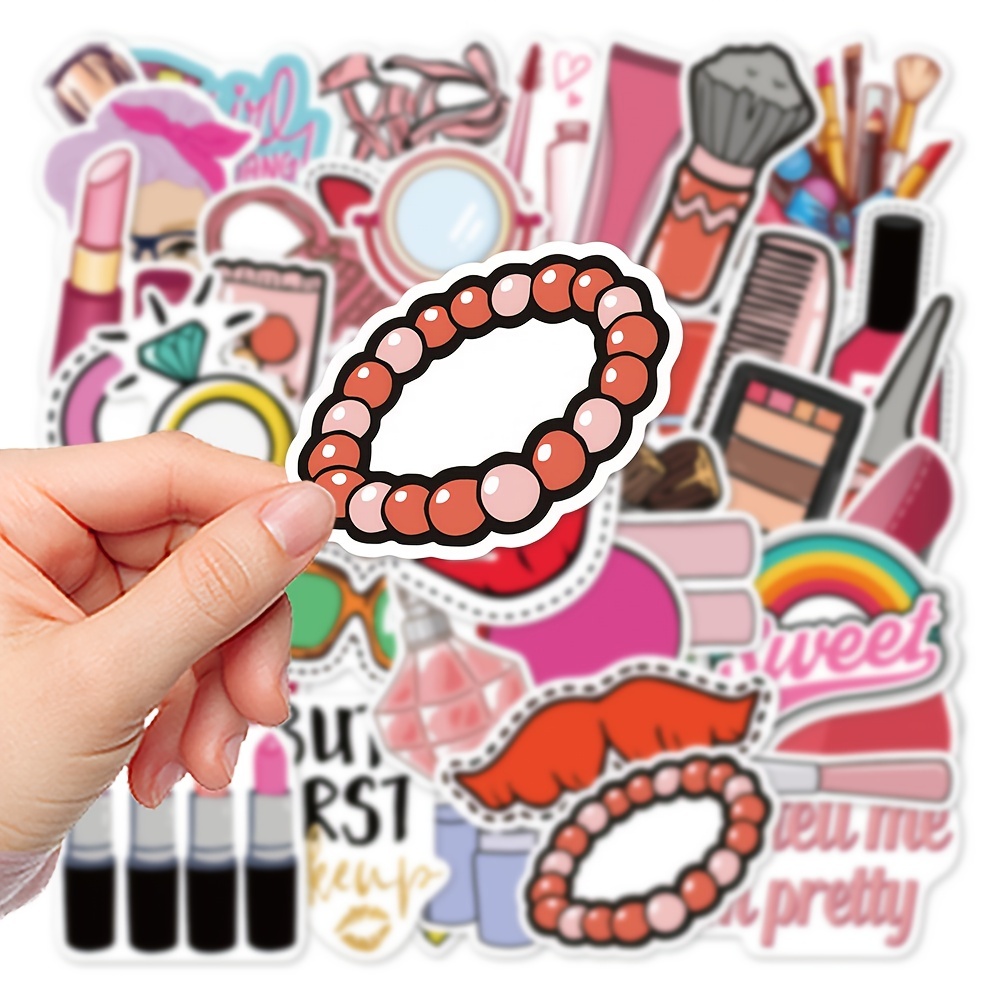 50pcs Summer Beach Girl Sticker For Laptop Phone Case Suitcase Stationery  Guitar Scrapbooking Supplies Girly Stickers Pack - AliExpress