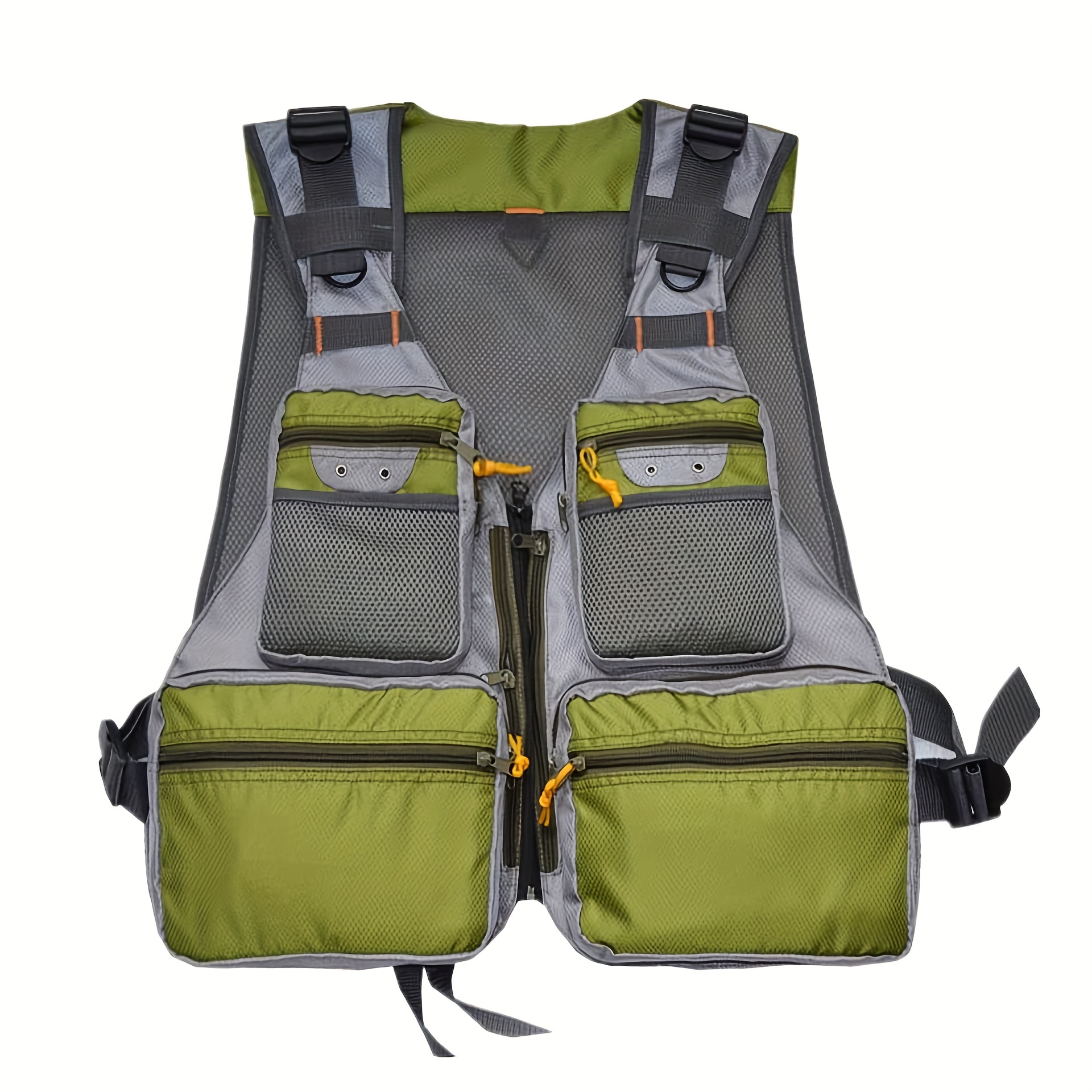 1pc Multi Pocket Fishing Vest Mesh Breathable Vest Suitable For Four  Seasons, Save More With Deals