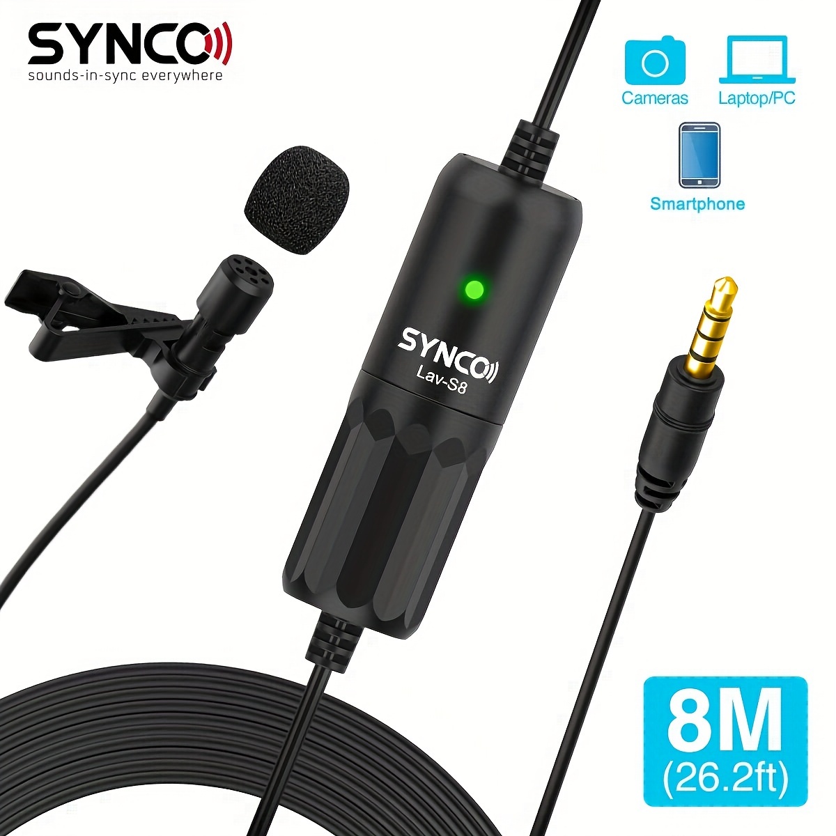 Guide to use wireless lavalier microphone for iPhone – SYNCO