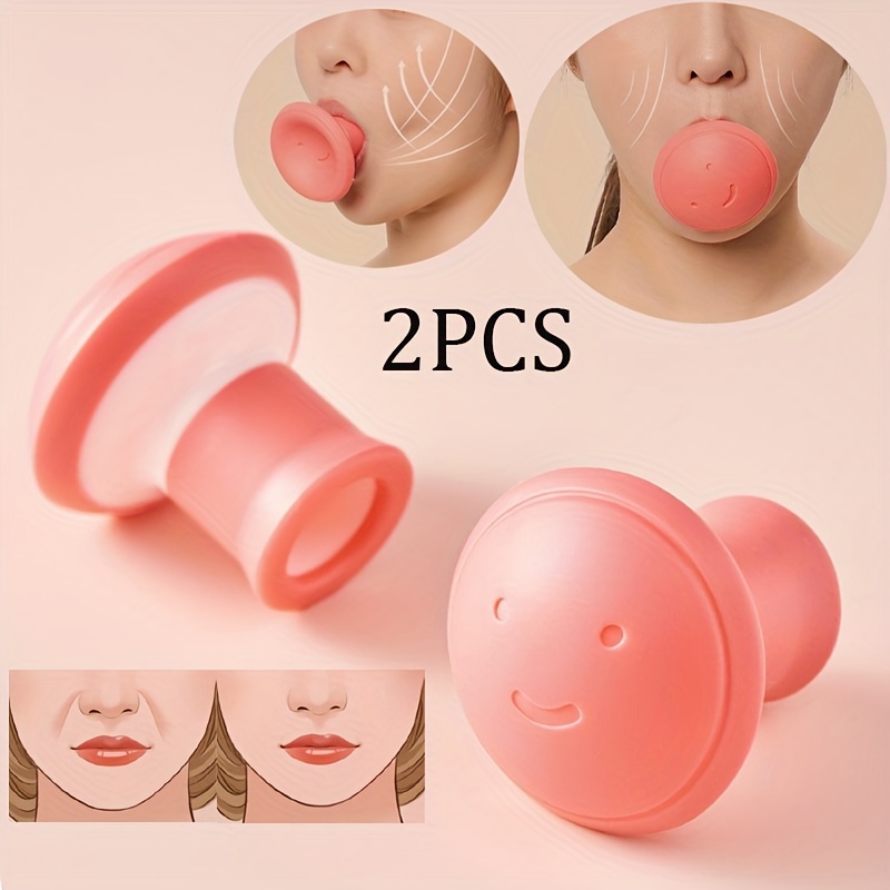 

2pc Face Exerciser Face Trainer, Facial Yoga For Skin Care, Jaw Exerciser, Double Chin Breathing Exercise Device For Women And Men