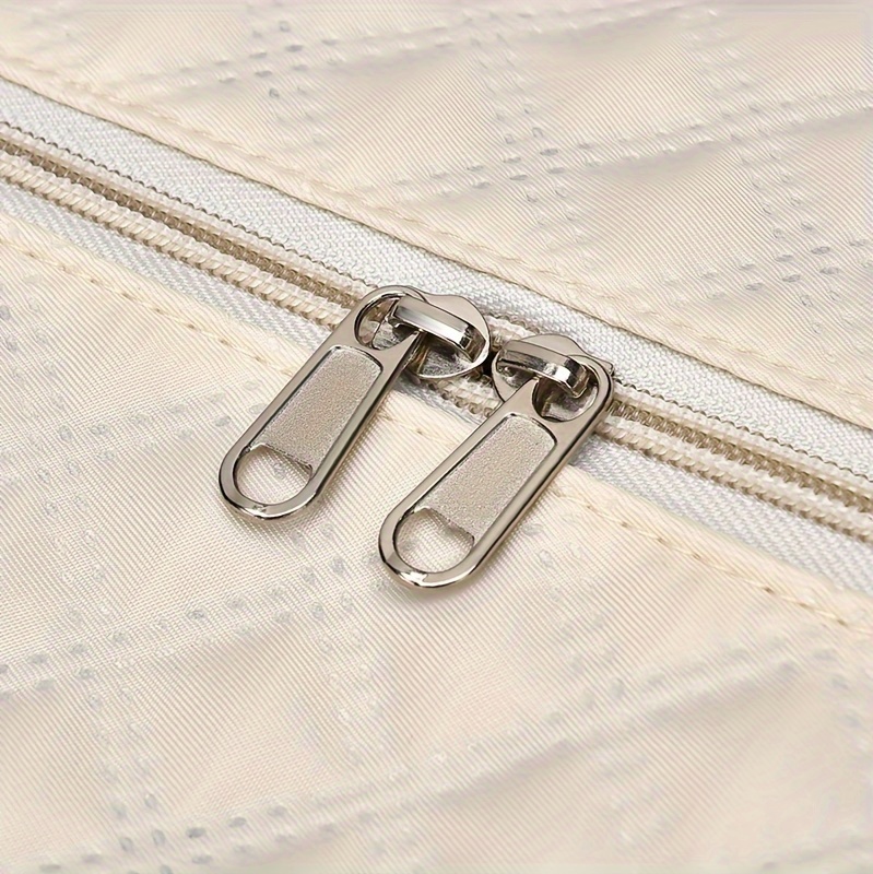 lightweight argyle pattern luggage bag large capacity travel duffle bag portable overnight bag details 13