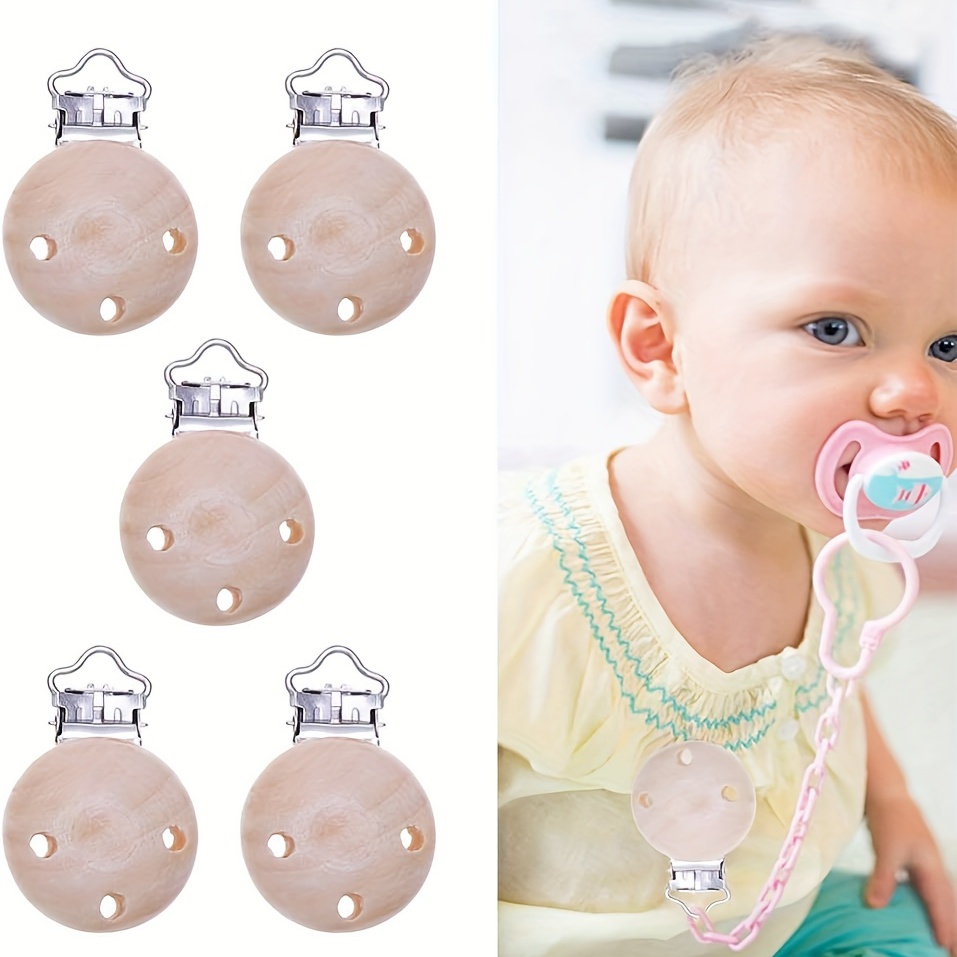 Pacifier Clip Chain Accessories Baby Pacifier Clips Soother - Temu