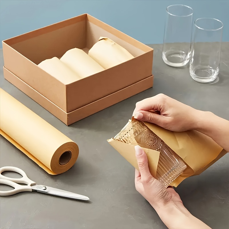 Brown Long Kraft Paper Roll Brown Craft Paper Roll For Table - Temu