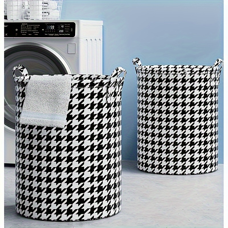 Printed Laundry Bag - Black - Home All