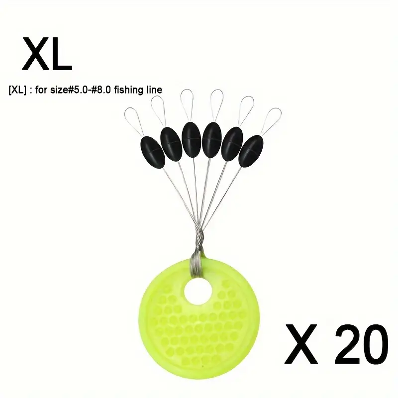 Rubber Silicon Space Bean Fishing Float Stopper Oval Bobber - Temu