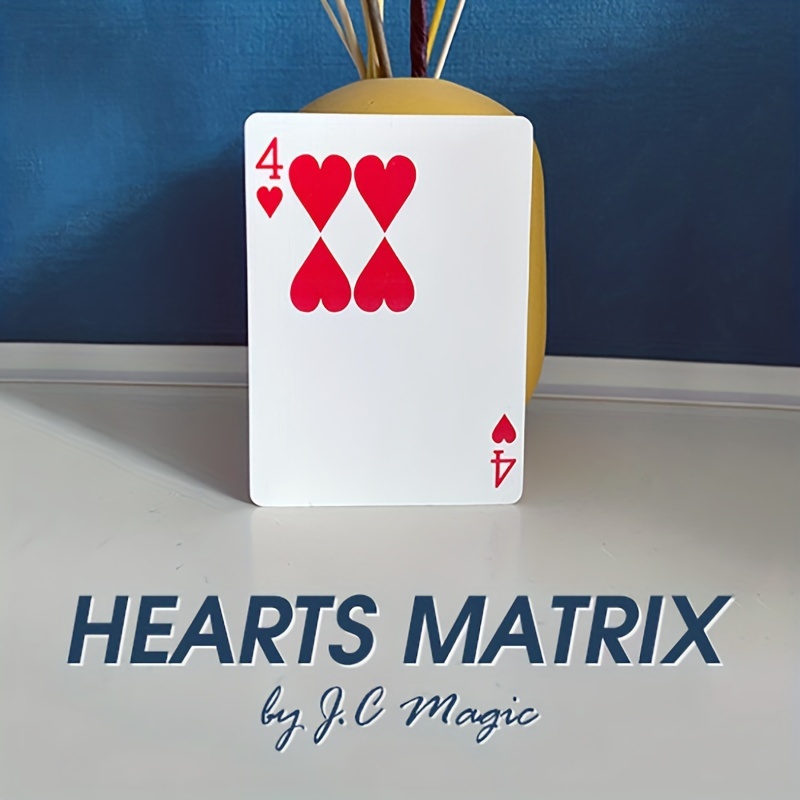 Coração inteligente de j.c, truques de mágica, cartas de jogo fácil de  fazer, adereços de rua para mágico