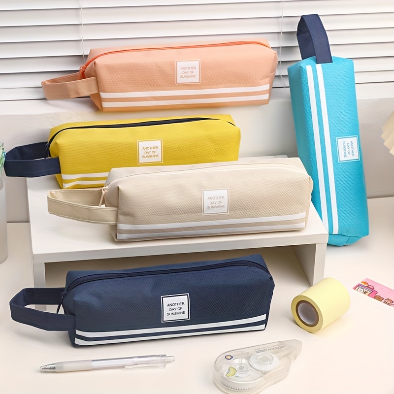 Large Pencil Case Stationery Bag Pencil Box Large - Temu