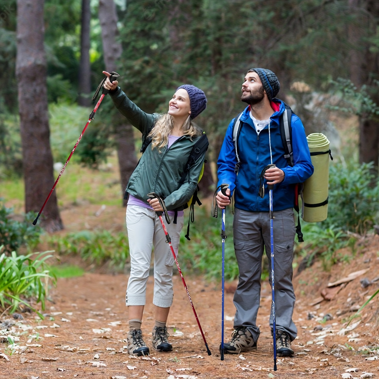 Portable Trekking Pole for Hiking Camping Walking