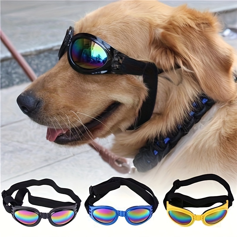 

Foldable Sunglasses For Pet Dogs, Protecting Pet Eyes From Dust And Sunshine, Multi-color Pet Outdoor Supplies