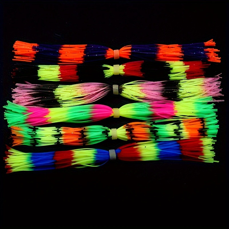 6 Bundles/bag Silicone Fishing Lure Making Thread Spinner - Temu