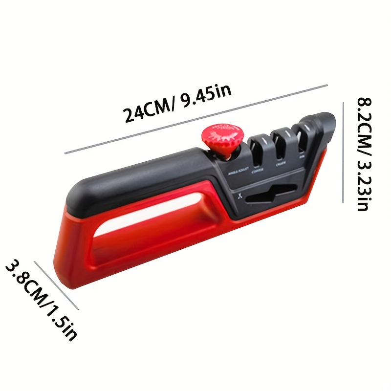 V-Sharp Xtreme Edge Affilacoltelli professionale con angolazione regolabile  rosso, rosso
