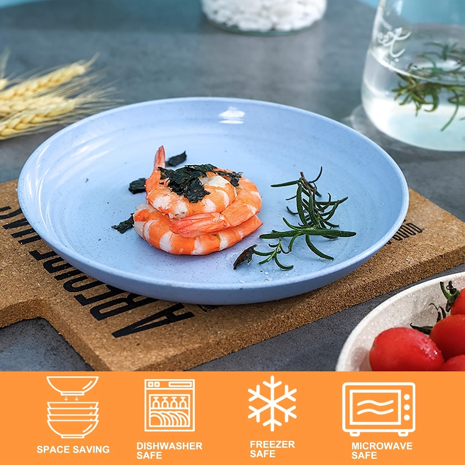 Food Plate Dishwasher Safe, Microwave Safe Plates