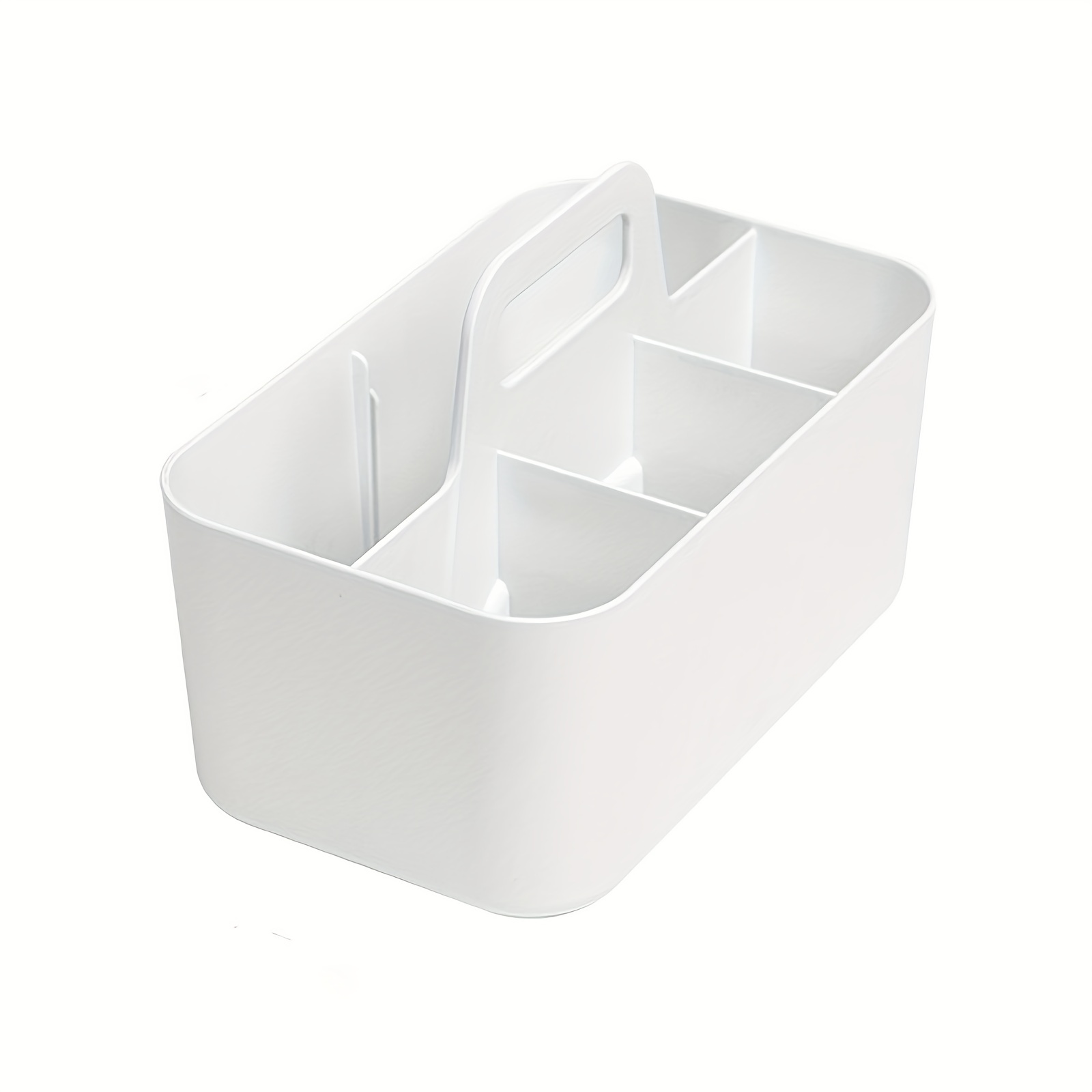 Caddy Organizer Stackable Plastic Storage Box With Handle - Temu