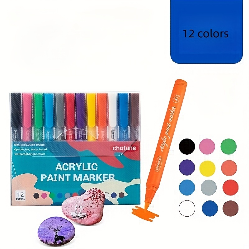  Acrylic Paint, Fast Drying Bright Pigments DIY