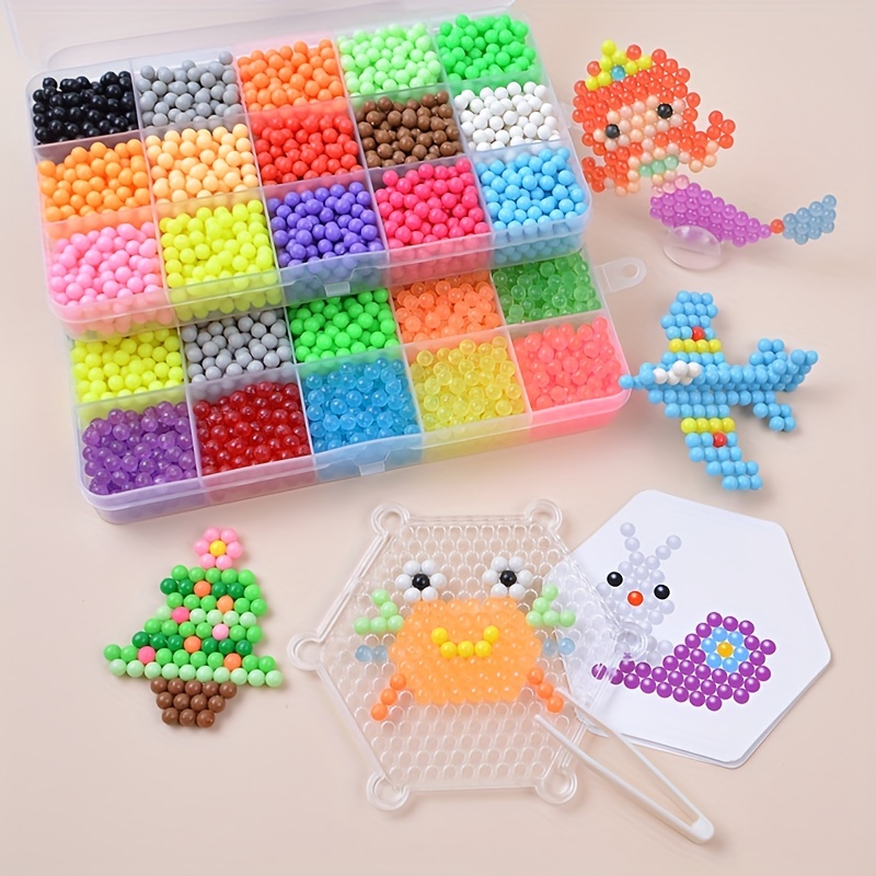 8000pcs Magic Puzzle Toys Water Mist Bead Set Boys Girls DIY Craft Ani –  Wound Authority