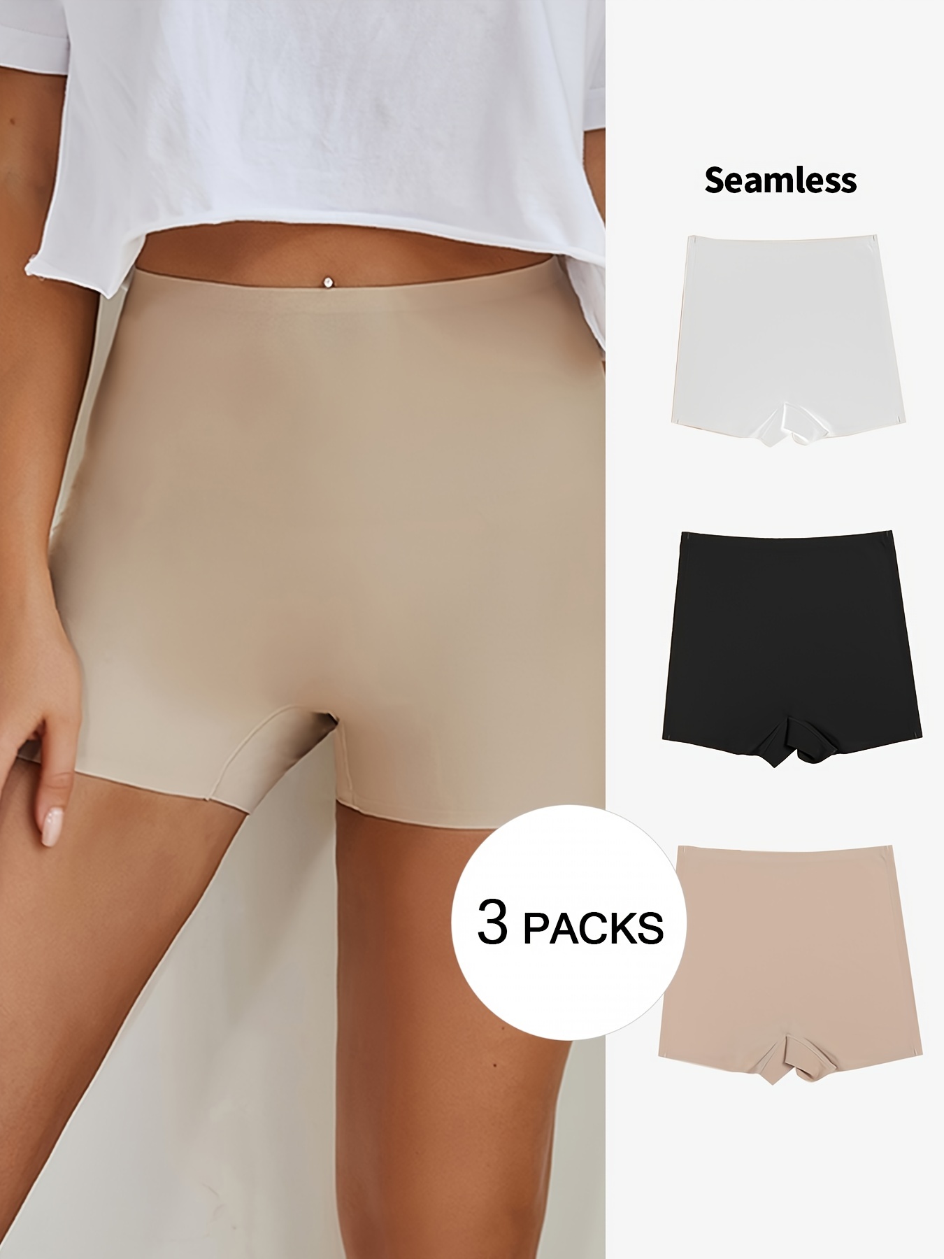 Uncomplicated Seamless Shorts - White