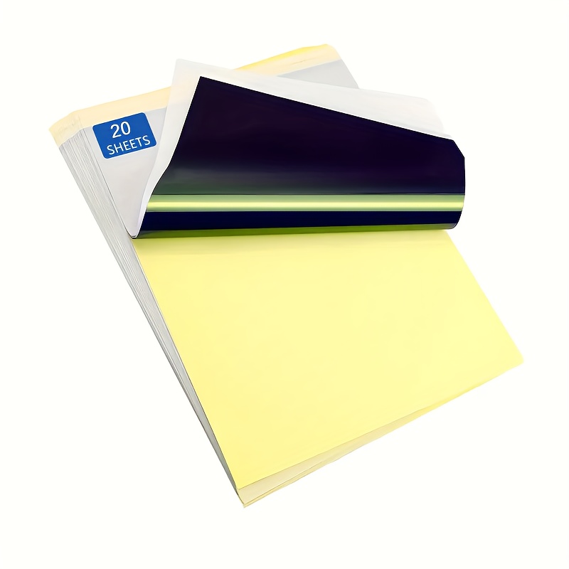 Carta Per Transfer Tatuaggi - 40 Fogli A4, Per Stencil Termici E A Mano, Con Istruzioni - Foto 8