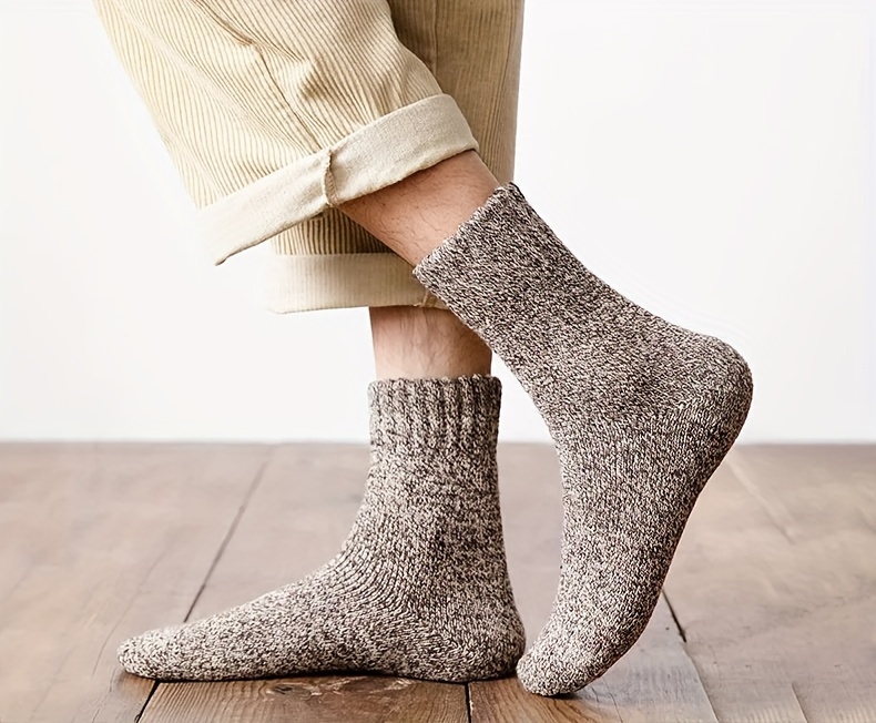 5 Pares Calcetines Botas Mujer Calcetines En Invierno - Temu