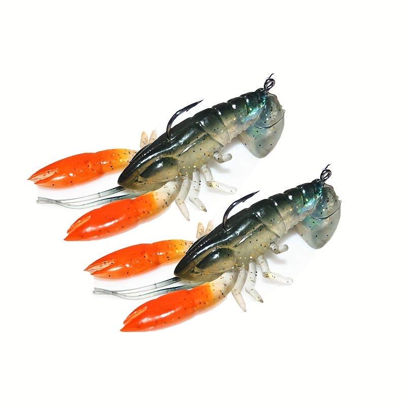 Catch Fish Crayfish Fishing Lures Soft Lobster Shrimp Claw - Temu Australia