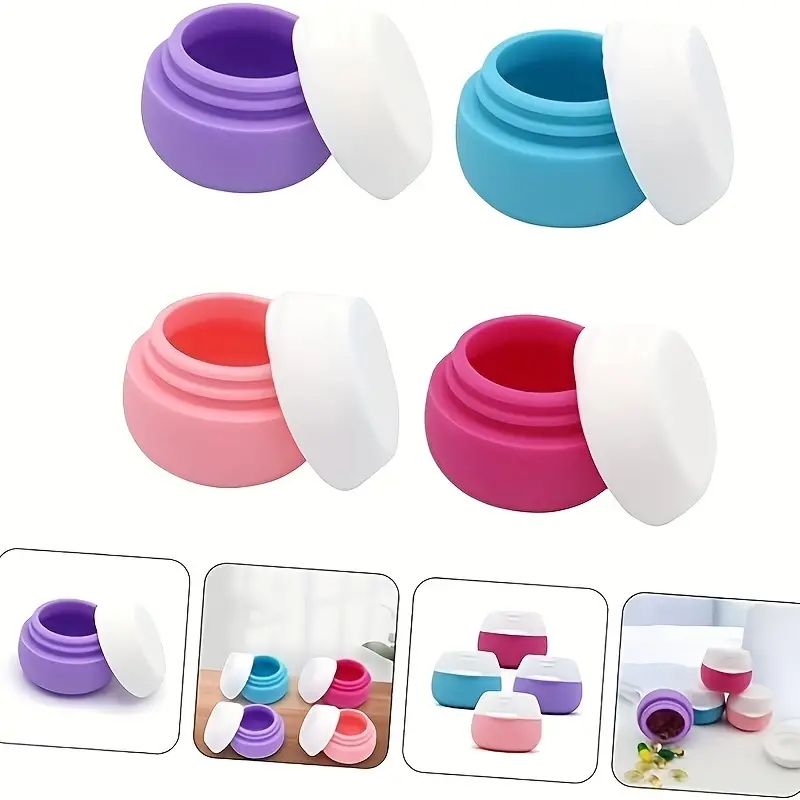 Silicone Travel Containers For Toiletries Travel Jars For - Temu