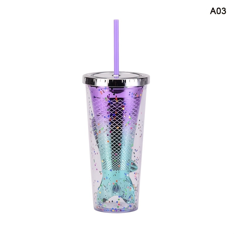 Mermaid Straw  Mermaid straws, Mermaid cup, Cup with straw