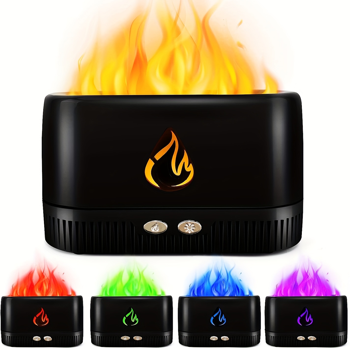 Aroma Diffuser Humidifier: Add Colorful Flame Home Office! - Temu Austria