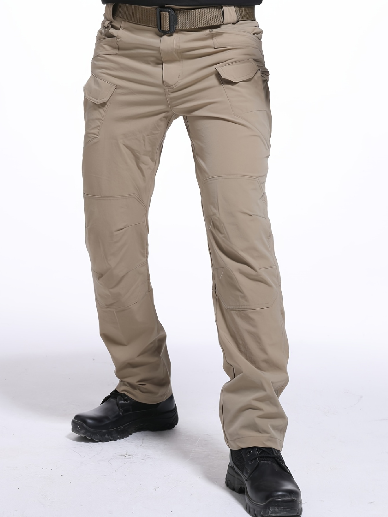 Mens Tactical Tiktok Cargo Pants With Multi Pockets, Waterproof