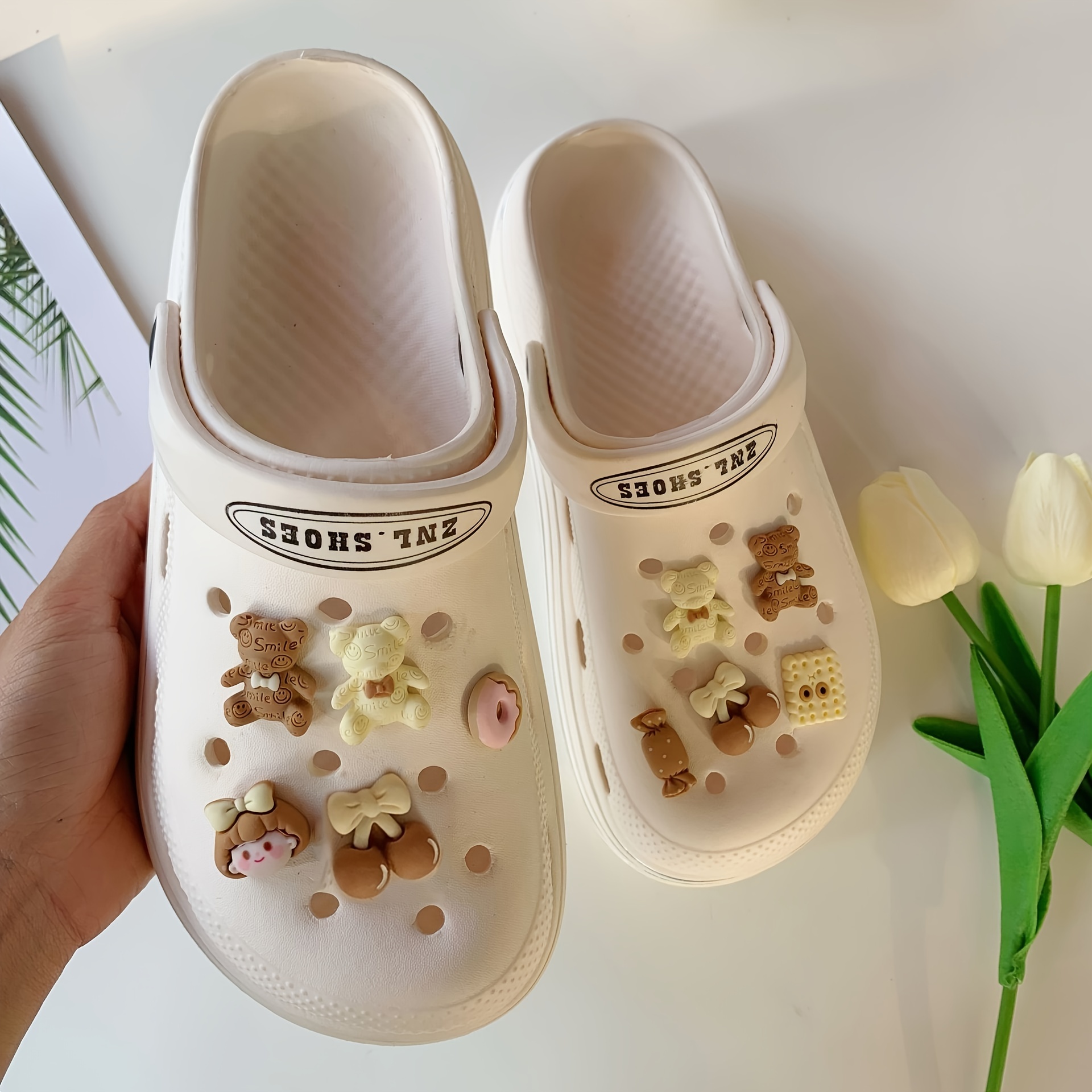 10 pcs. Shoe charms for crocs shoes