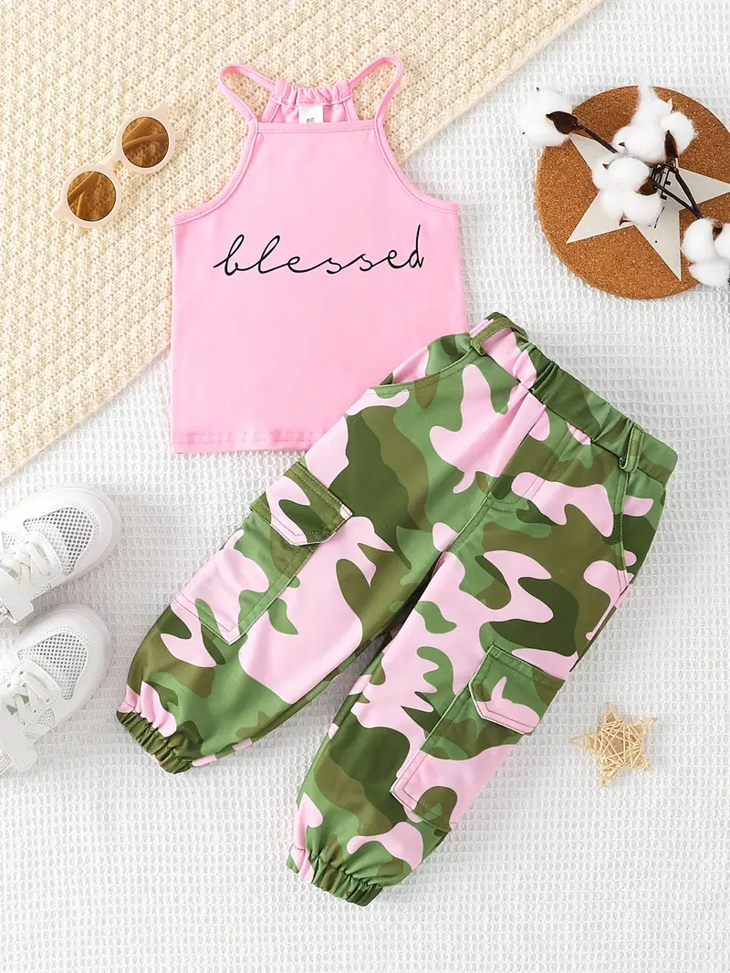 Blessed Camouflage Toddler Set