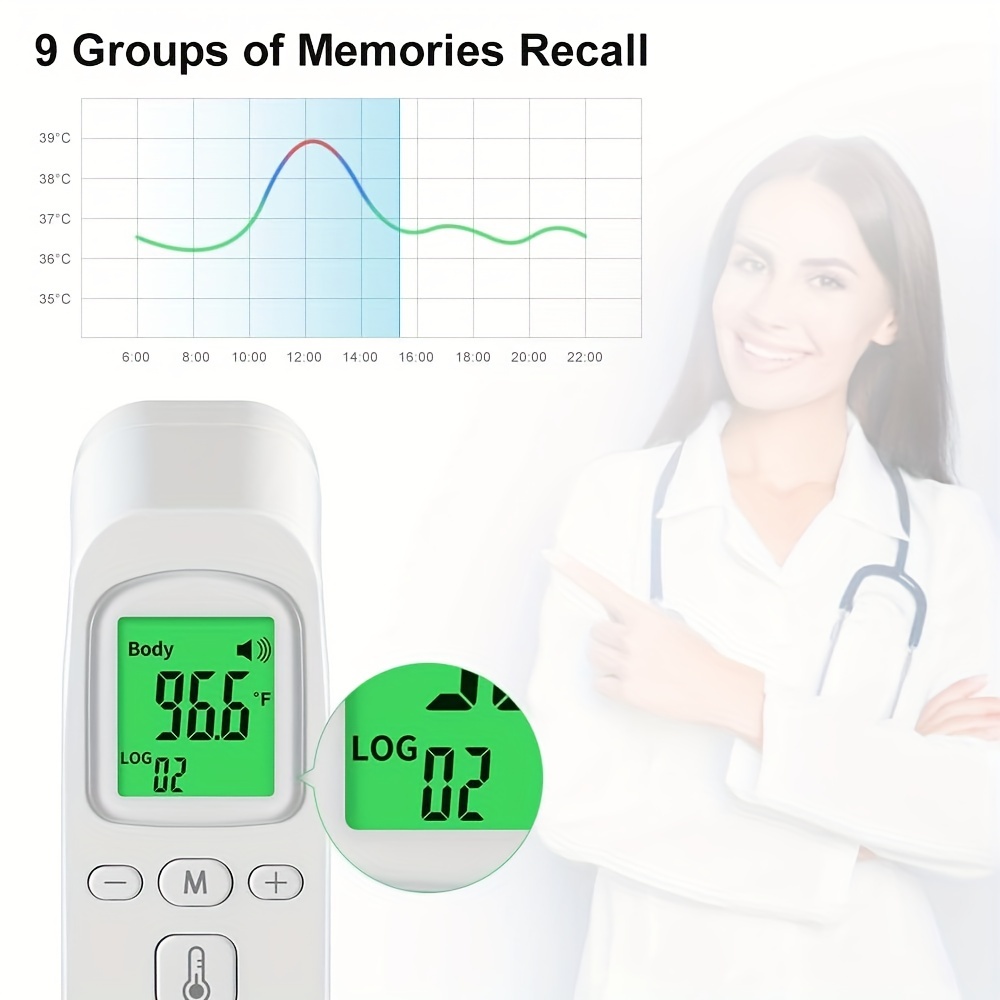 Portable No touch Forehead Thermometer Digital - Temu