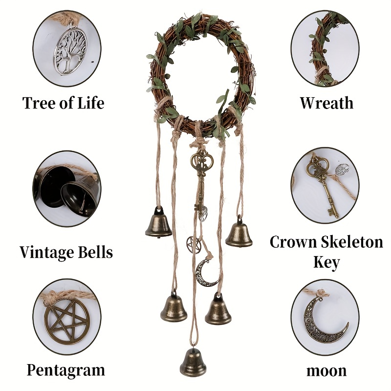 Witch Protection Bell Witch Bell Protection Door Handle - Temu