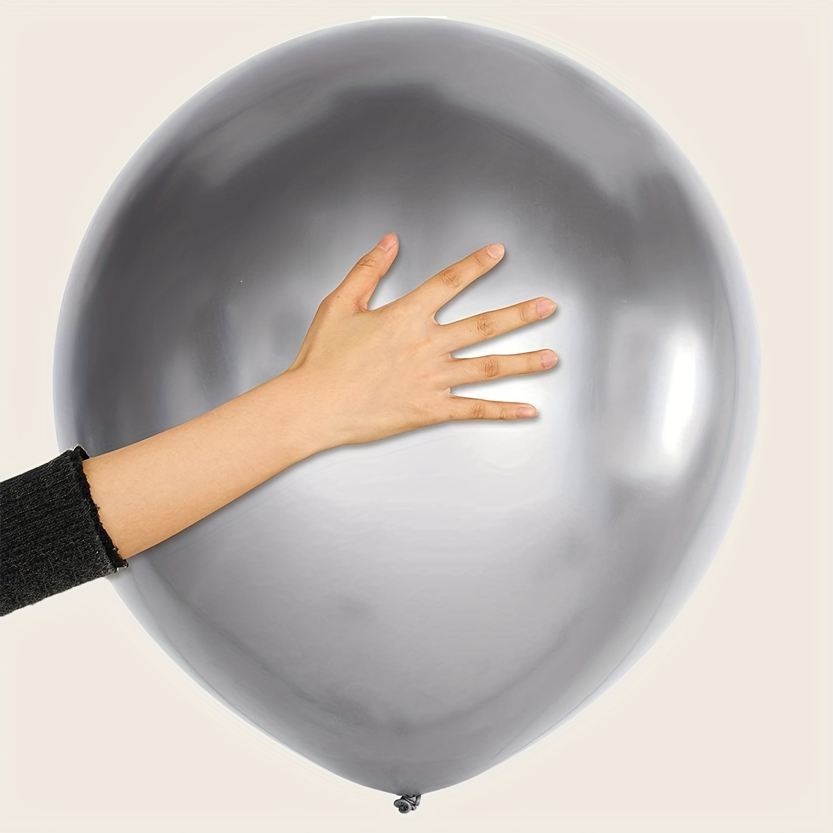 12 pièces de ballons en Latex noir or 12 pouces, Globos à hélium