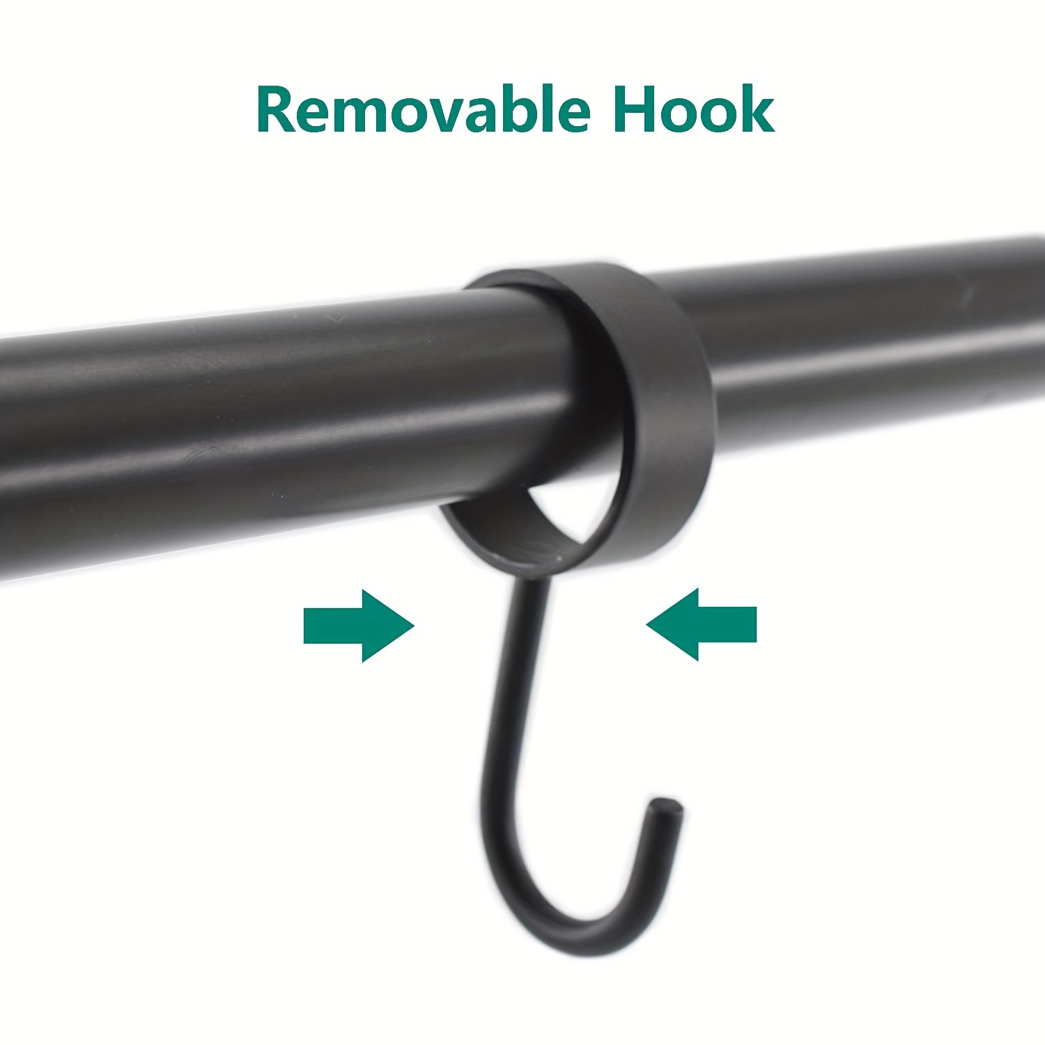 Stainless Steel Closet Rod Hooks Heavy Duty Utility Hooks - Temu