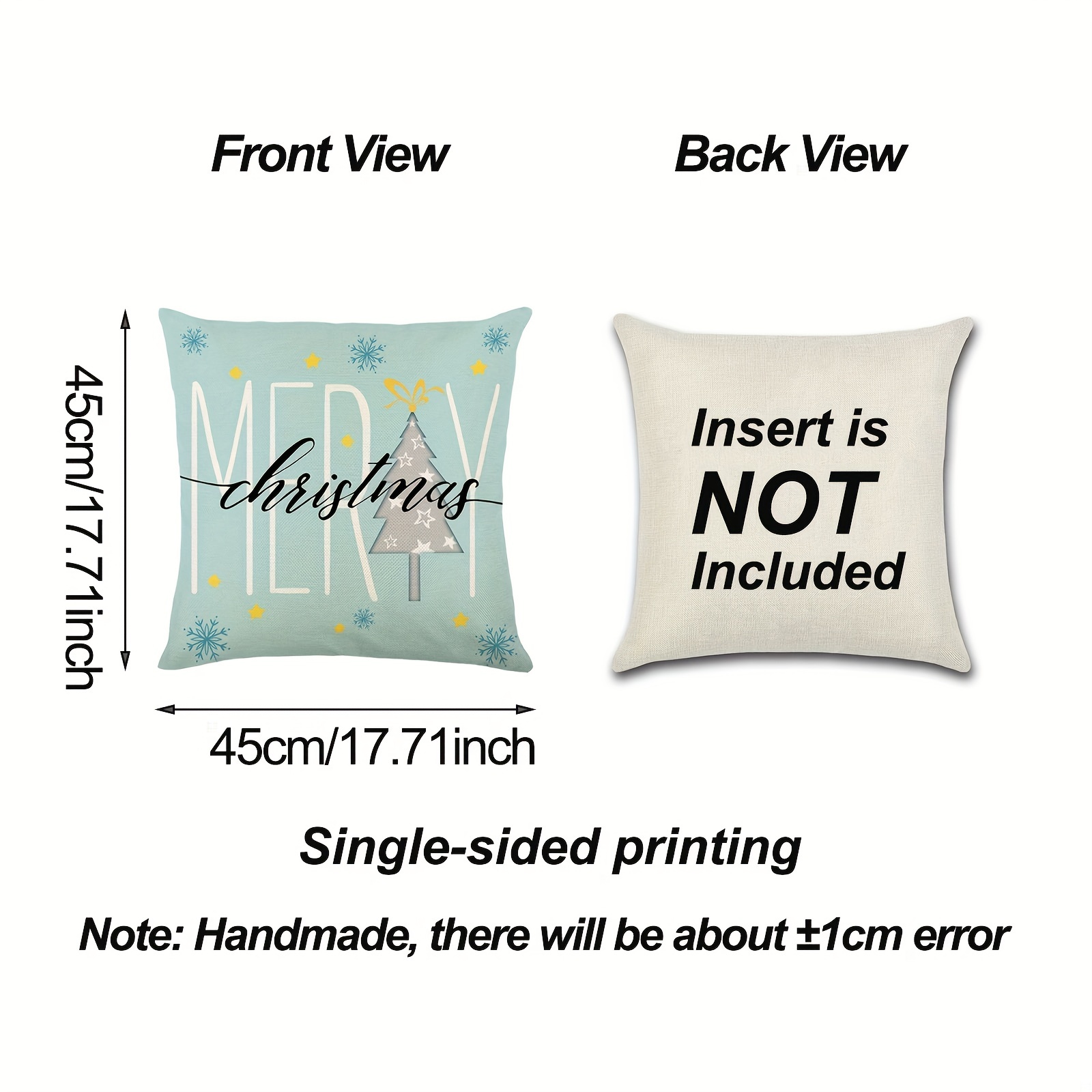 Pillow Forms Inserts – Monogrammable