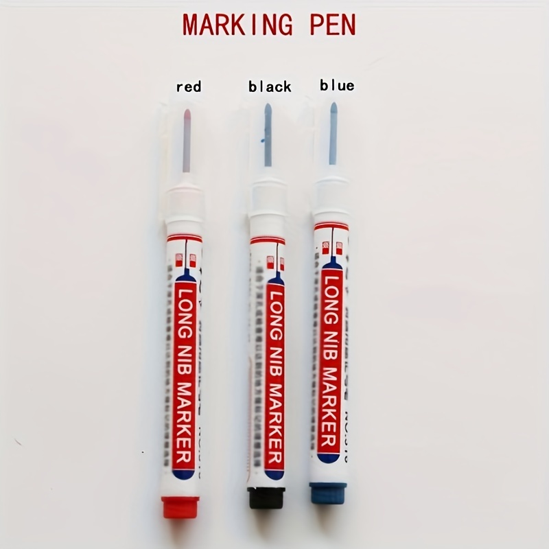 Long Tip Marker Pen Decoration Drawing Deep Head Hole - Temu