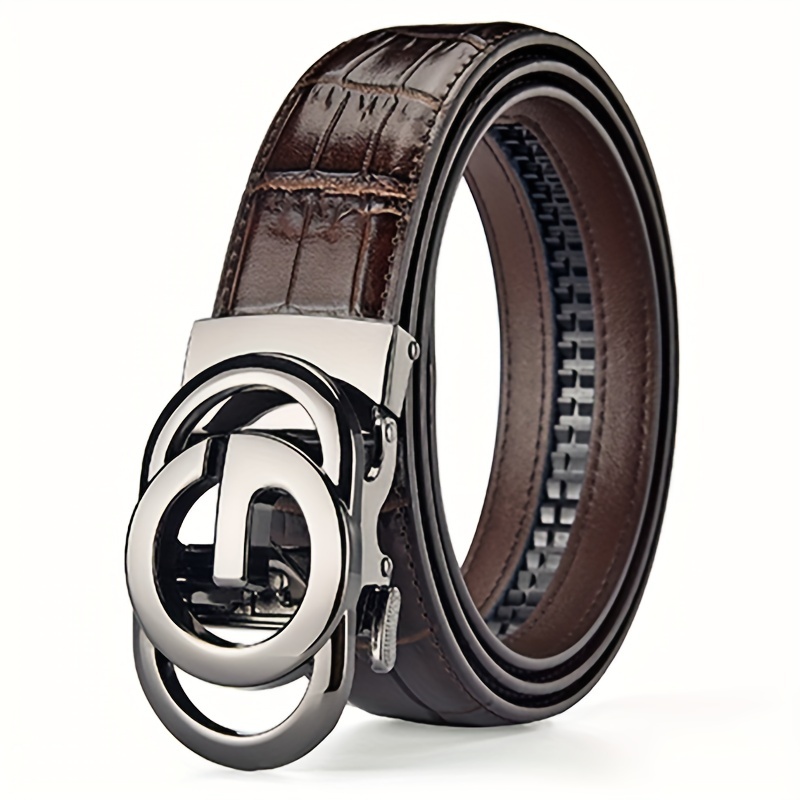 New Men′ S Cowhide Belt Automatic Buckle Belt and Young Business Fashion  Leisure Middle Aged Belt Designer Belt Men - China Belt and Genuine Leather  Belt price