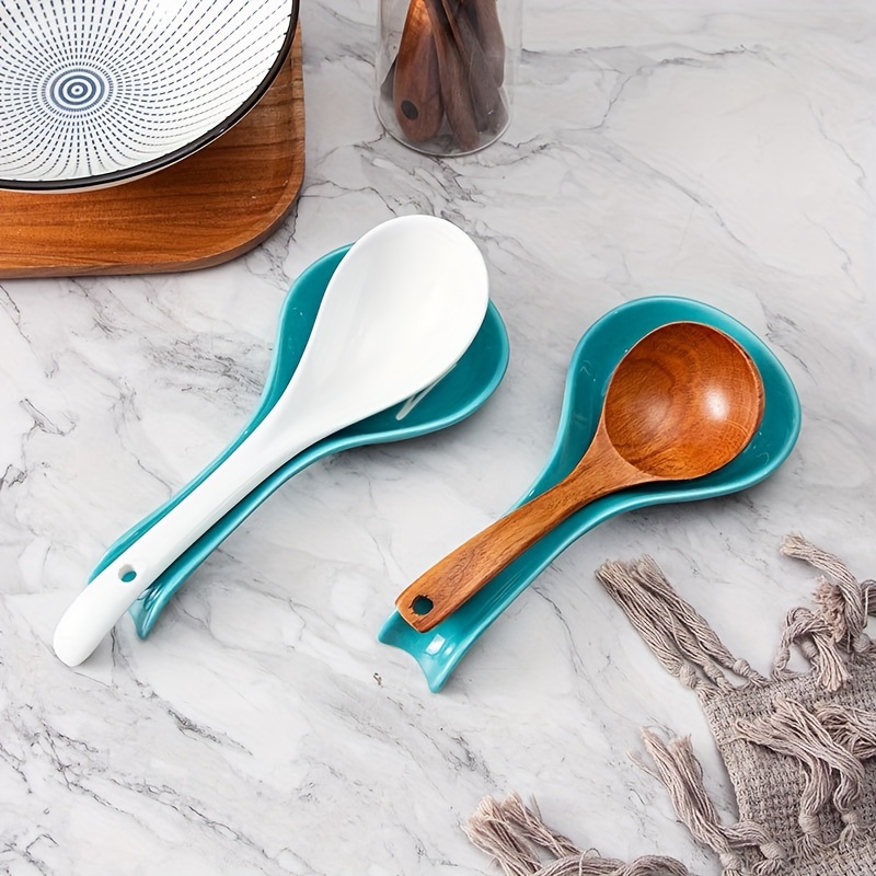 Spoon Rest For Stove Top Stove Spoon Holder Ceramic For - Temu