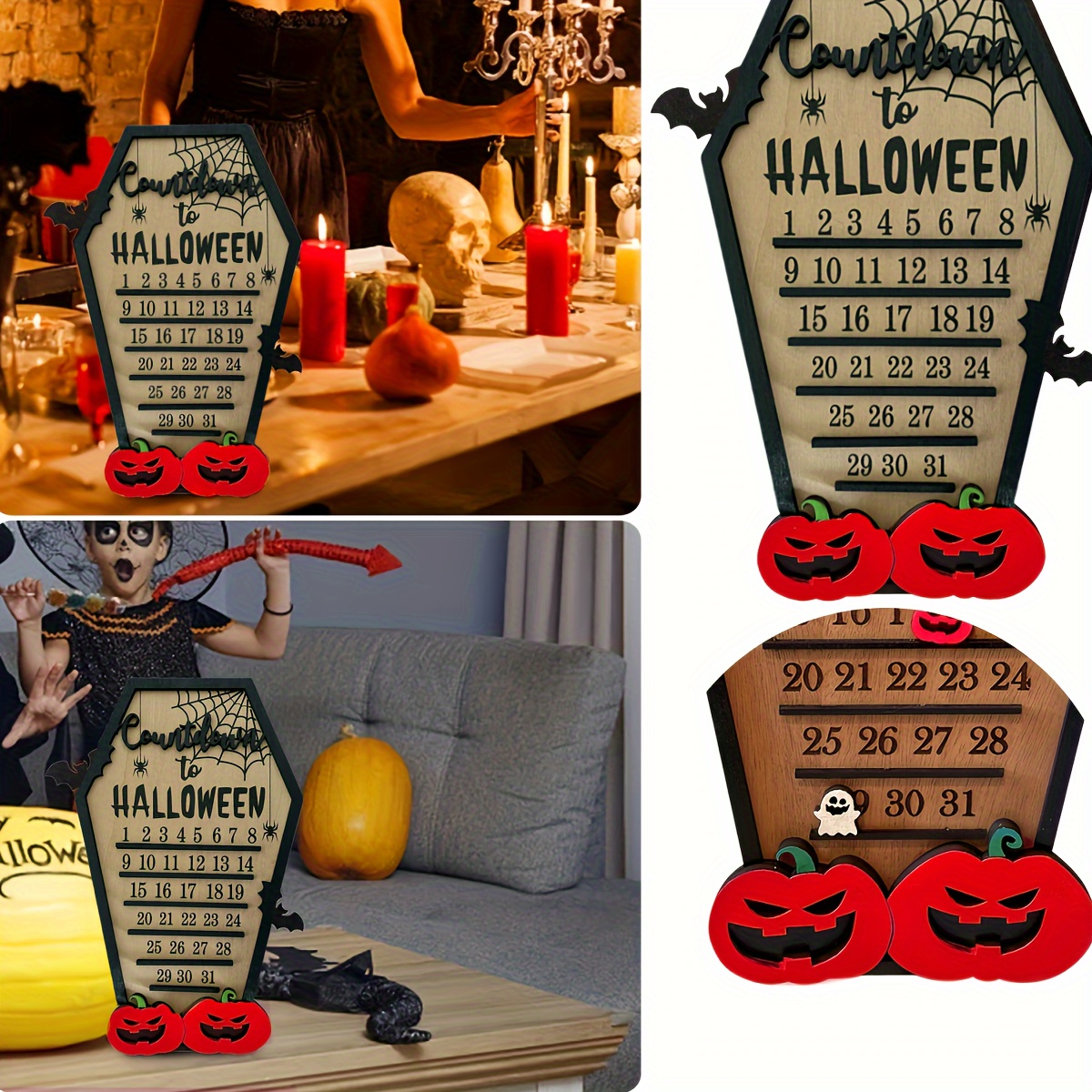 Calendrier compte à rebours Halloween - Un Anniversaire en Or